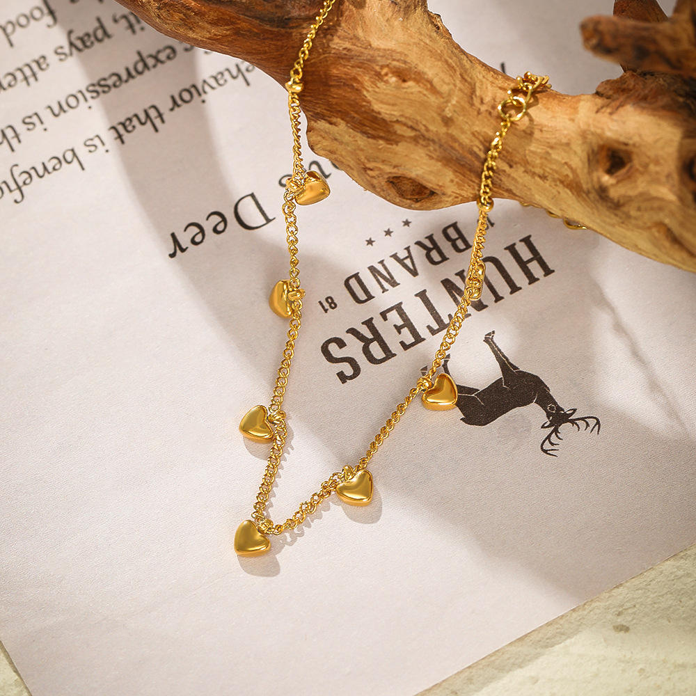Heart Charms Bracelet