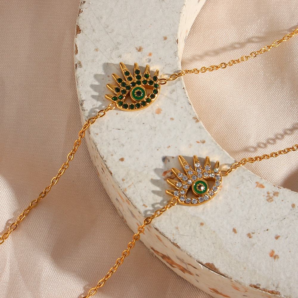 Zircon Evil Eye Bracelet