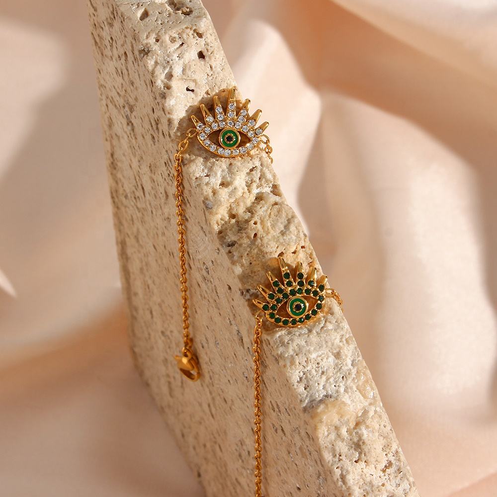 Zircon Evil Eye Bracelet
