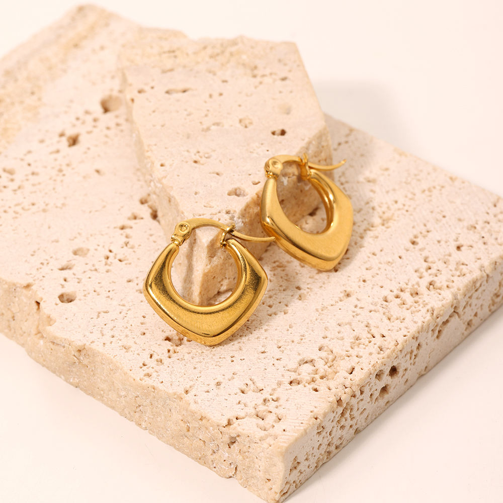 Hoop Huggie Earrings