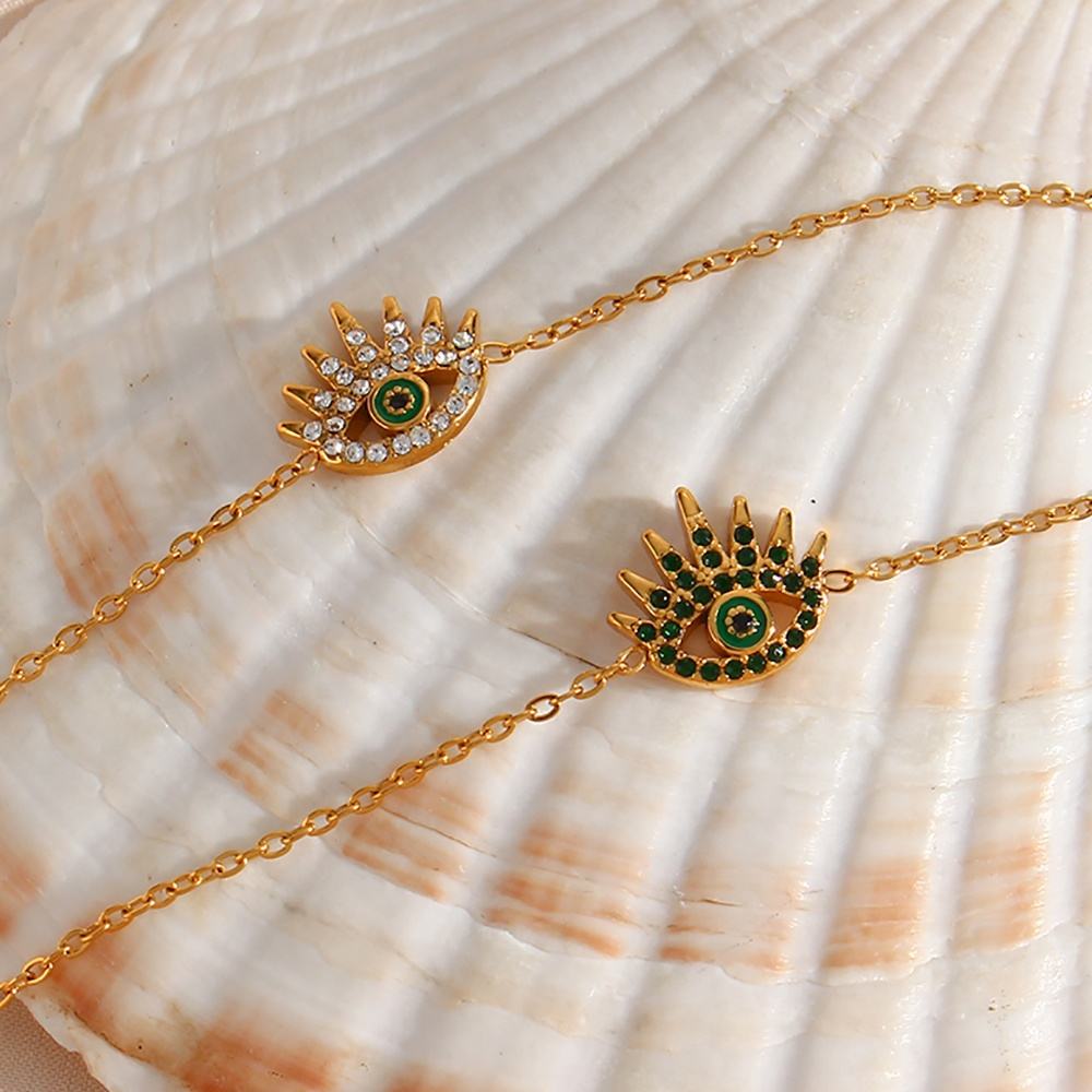 Zircon Evil Eye Bracelet