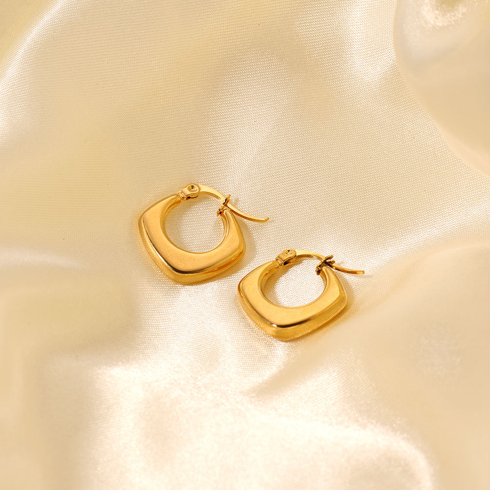 Hoop Huggie Earrings