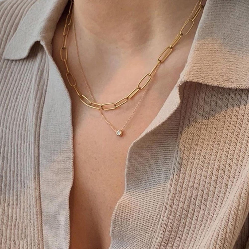 Paper Clip Necklace
