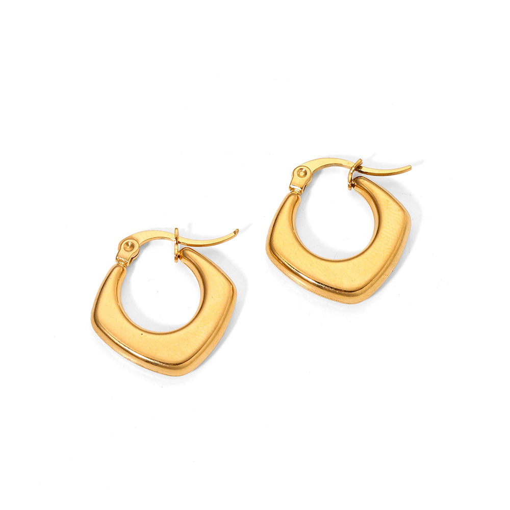 Hoop Huggie Earrings