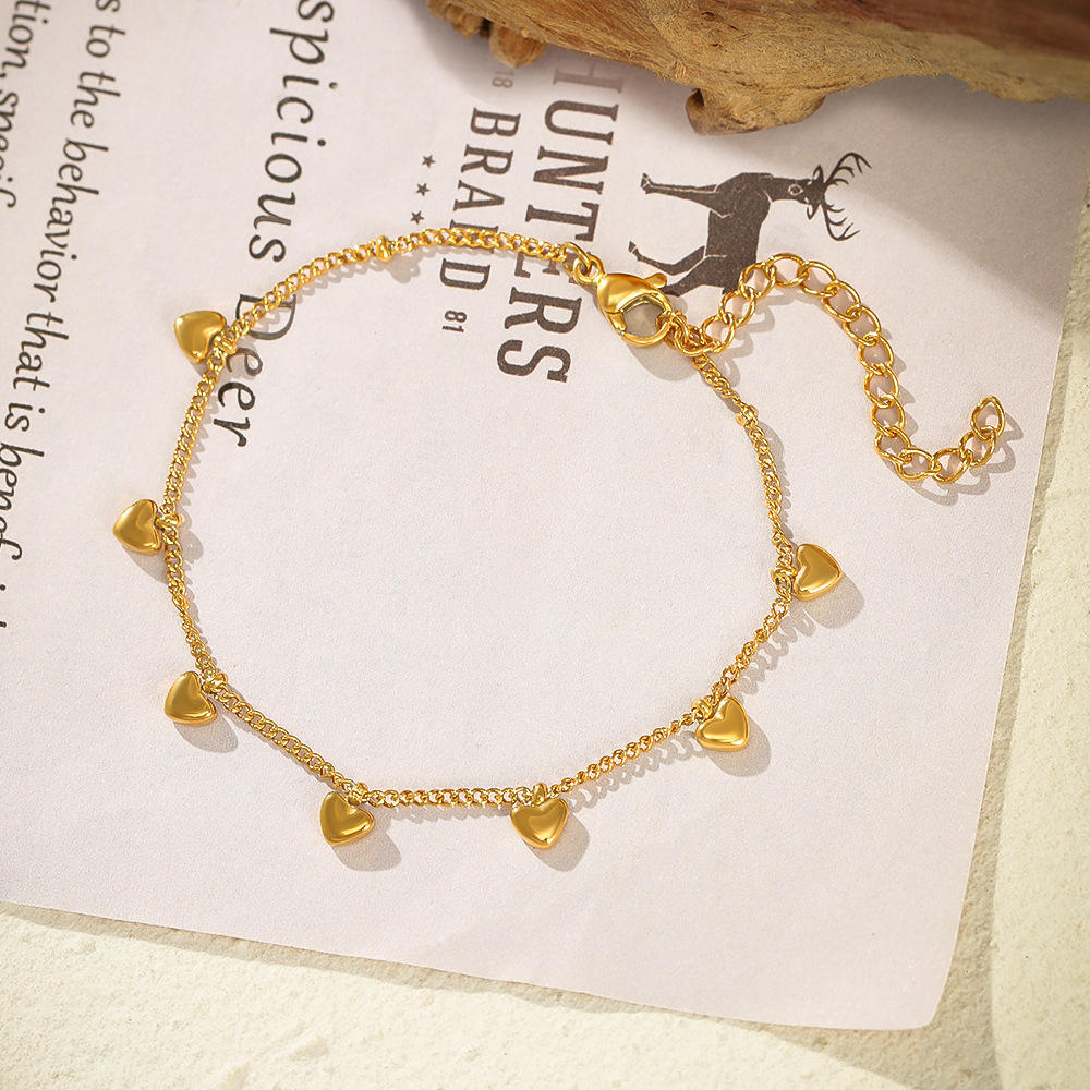 Heart Charms Bracelet